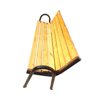 Bancă stradală parc din lemn de fag Jimara, 45 × 180 × 95 cm