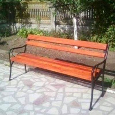 Bancă stradală parc din lemn de cireș, Rolo 