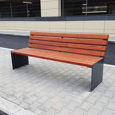 Bancă stradală parc Carrera cu spătar - Ofertă 18 + 1 Cadou
