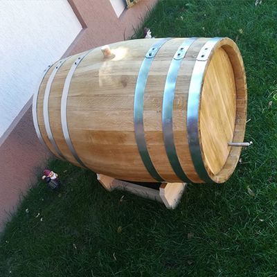 Baric din lemn masiv semiars 225 L