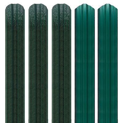 Șipcă metalică gard Lucius 0,5 mm x 11,5 cm Verde supermat (RAL 6005) + CADOU Șuruburi 1.9 m