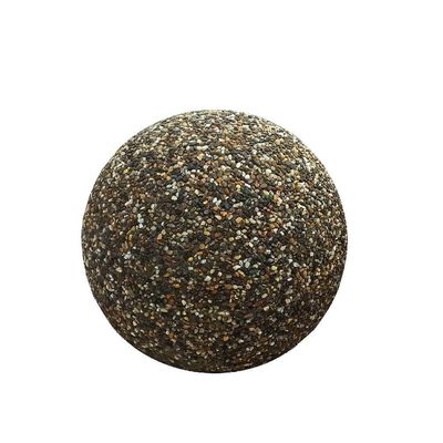 Bolard din beton cu aspect de piatră naturală Lapis, sferic, 18 cm