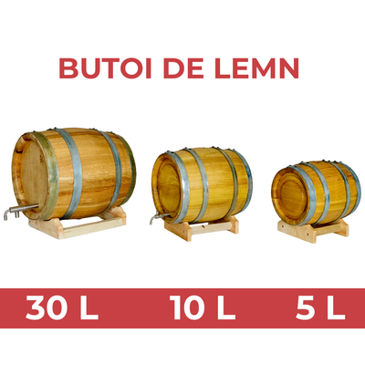 Butoi din lemn masiv dud 10 L