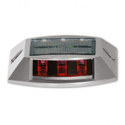 Buton rutier SOLAR din aluminiu cu sistem de prindere