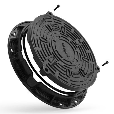 Capac canalizare din compozit Etana rotund, 72 cm, D400