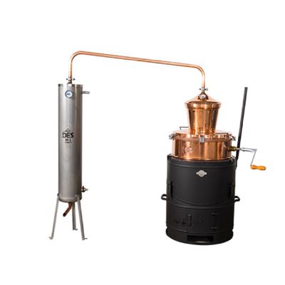 Cazan țuică 60 L Agent, basculant cu amestecător + vas răcire + Cadou Accesorii
