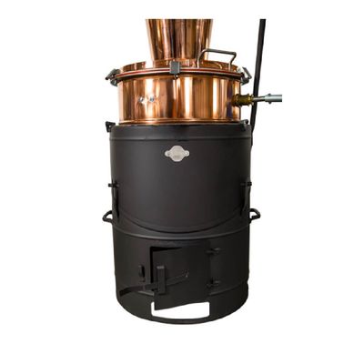 Cazan țuică 60 L Agent, basculant cu amestecător + vas răcire + Cadou Accesorii