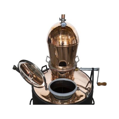 Cazan țuică 120 L President, cu amestecător manual + vas răcire