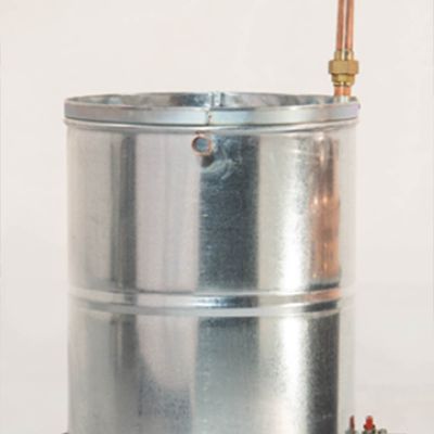 Cazan țuică 35 L hobby Stanley cu amestecător manual și focar pe combustibil solid