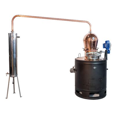 Cazan țuică profesional 200 L PRO President, cu amestecător motorizat + Vas răcire + Cadou Accesorii