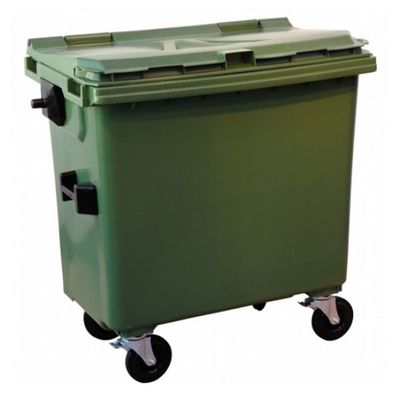Container tip tomberon Bernard 770 litri Negru