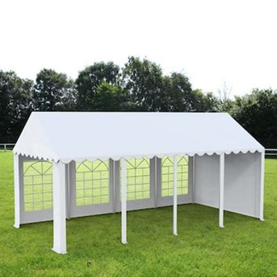Cort grădină alb cu protecție UV Delta 3x9 m