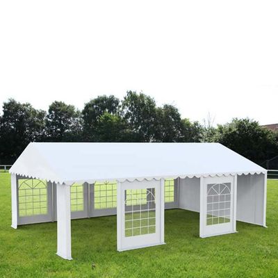 Cort evenimente alb cu protecție UV Delta 4x10 m