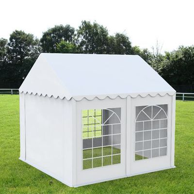 Cort grădină alb premium cu protecție UV Delta 5x4 m