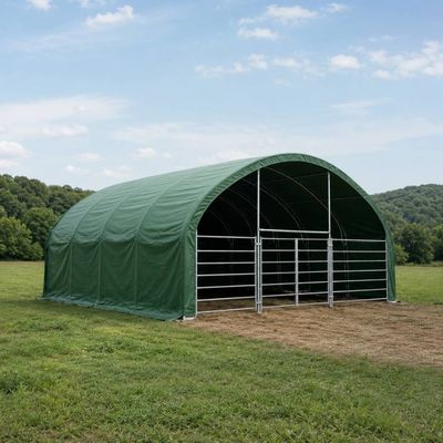Cort pentru animale, fermă 9 x 9 m Verg