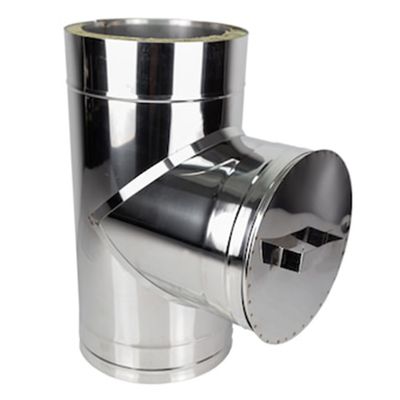 Coș fum profesional din inox Tory 9 m x 300 mm pornire de la bază