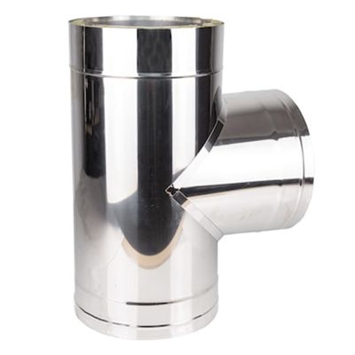 Coș fum profesional din inox Leanti 4 m x 130 mm pornire de la bază