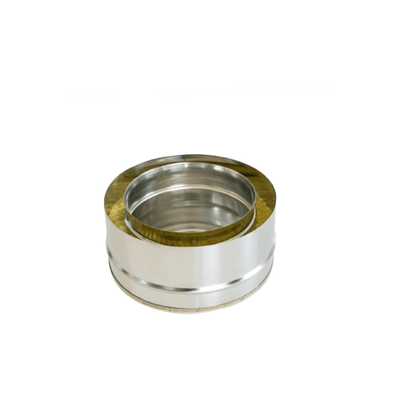 Coș de fum inox profesional Izonox 5 m x 150 mm pornire de la sol