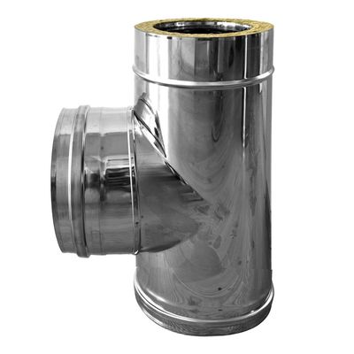 Coș de fum inox profesional Izonox 5 m x 200 mm Suspendat consolă
