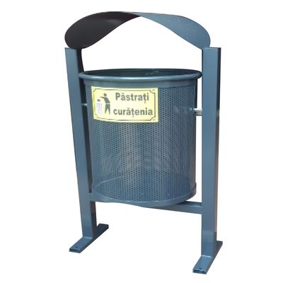 Coș gunoi stradal tablă perforată Marcu