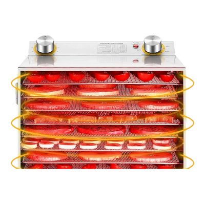 Deshidrator profesional fructe și legume Dihida, 800 W, 12 tăvi
