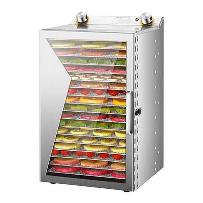 Deshidrator profesional fructe și legume Dihida, 800 W, 18 tăvi