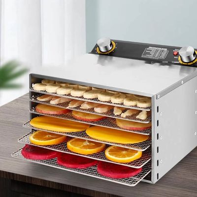 Deshidrator profesional fructe și legume Dihida, 400 W, 6 tăvi