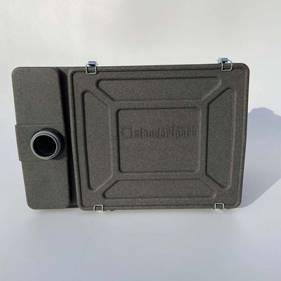 Separator grăsimi sub chiuvetă Felix din polietilenă Antracit 0,5 L/s