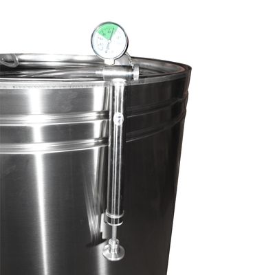 Cisternă inox Ribera 185 L, capac flotant și cameră din silicon, depozitare + Cadou Robinet