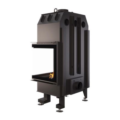 Focar șemineu Saven din oțel cu sticlă laterală dreapta 75х50х47 cm, 15,1 kW