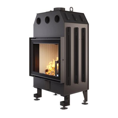 Focar șemineu Saven din oțel cu sticlă standard 60x50 cm, 13,7 kW
