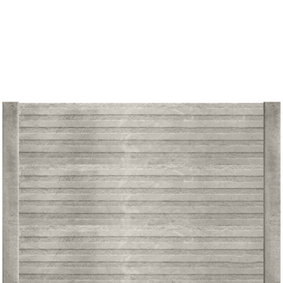 Gard beton finisat Fine Line 1,5 m cu stâlpi simpli