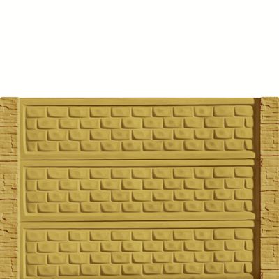 Gard beton Industrial Troian stâlpi cu model piatră 1,5 m