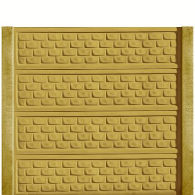 Gard beton Industrial Troian cu st&acirc;lpi simpli 2 m