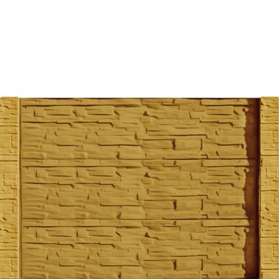 Gard beton Industrial Viking stâlpi cu model piatră 1,5 m