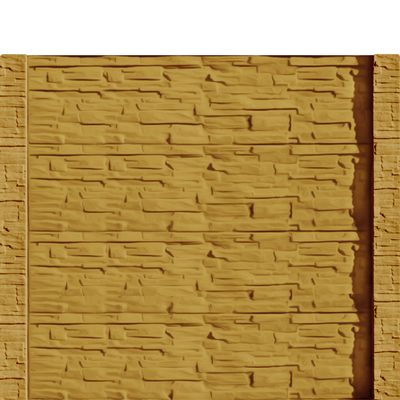 Gard beton Industrial Viking stâlpi cu model piatră 2 m