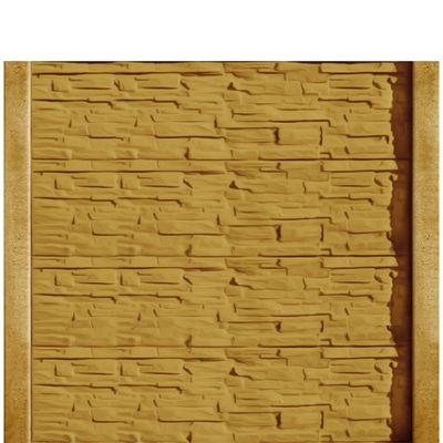 Gard beton Industrial Viking cu stâlpi simpli 2 m
