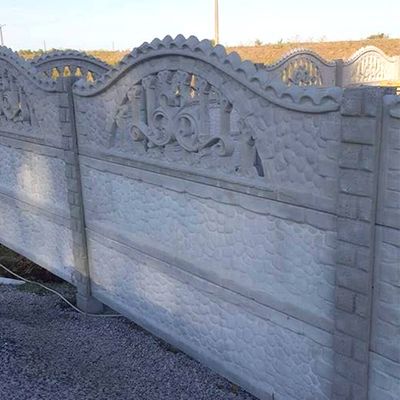 Gard beton Tracic 1 cu stâlpi simpli 1,7 m