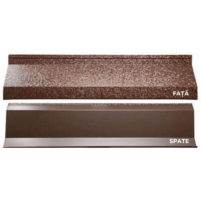 Gard jaluzea Alpha, 2x1,245 m (L x h), Hi-Mat, Lucios, (RAL 8017), Maro caramela