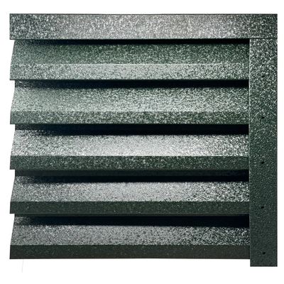 Gard jaluzea Alpha, 2x1,545 m (L x h), Hi-Mat, Lucios, (RAL 6005) Verde pin