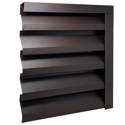 Gard jaluzea Alpha 2x1,545 m (Lx h), Mat, Mat, (RAL 8019) Maro espresso