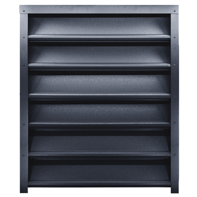 Gard jaluzea Geras, 2x1,17 m (L x h), Mat, Mat, (RAL 7016), Gri atlantic