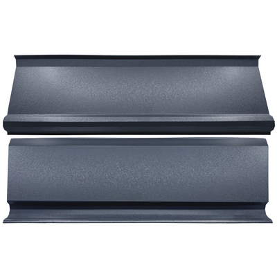 Gard jaluzea Geras, 2x2,13 m (L x h), Mat, Mat, (RAL 7016), Gri atlantic