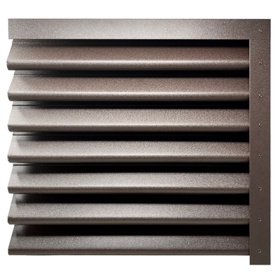 Gard jaluzea Petras, 2x2,01 m (L x h), Mat, Lucios, (RAL 8019) Maro espresso