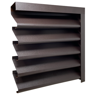 Gard jaluzea Sundra, 2x1,5 m (L x h), Mat, Lucios, (RAL 8019) Maro espresso