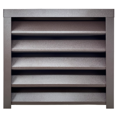 Gard jaluzea Sundra, 2x1,02 m (L x h), Mat, Lucios, (RAL 8019) Maro espresso