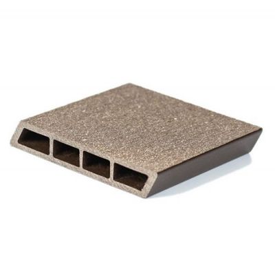 Gard WPC Wenge 11x2x200 cm Periat două fețe, Maro închis