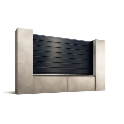 Panou gard aluminiu tip jaluzea Baldur 2000 x 1500 mm Gri antracit RAL 7016