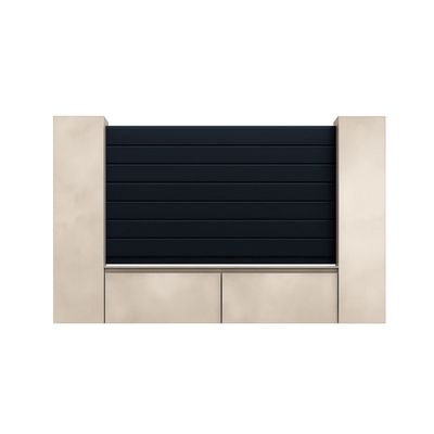 Panou gard aluminiu tip jaluzea Baldur 2000 x 1500 mm Gri antracit RAL 7016