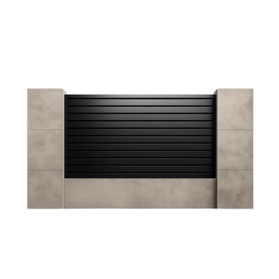 Panou gard aluminiu tip jaluzea Deluxe Line 2500 x 1500 mm Gri antracit RAL 7016